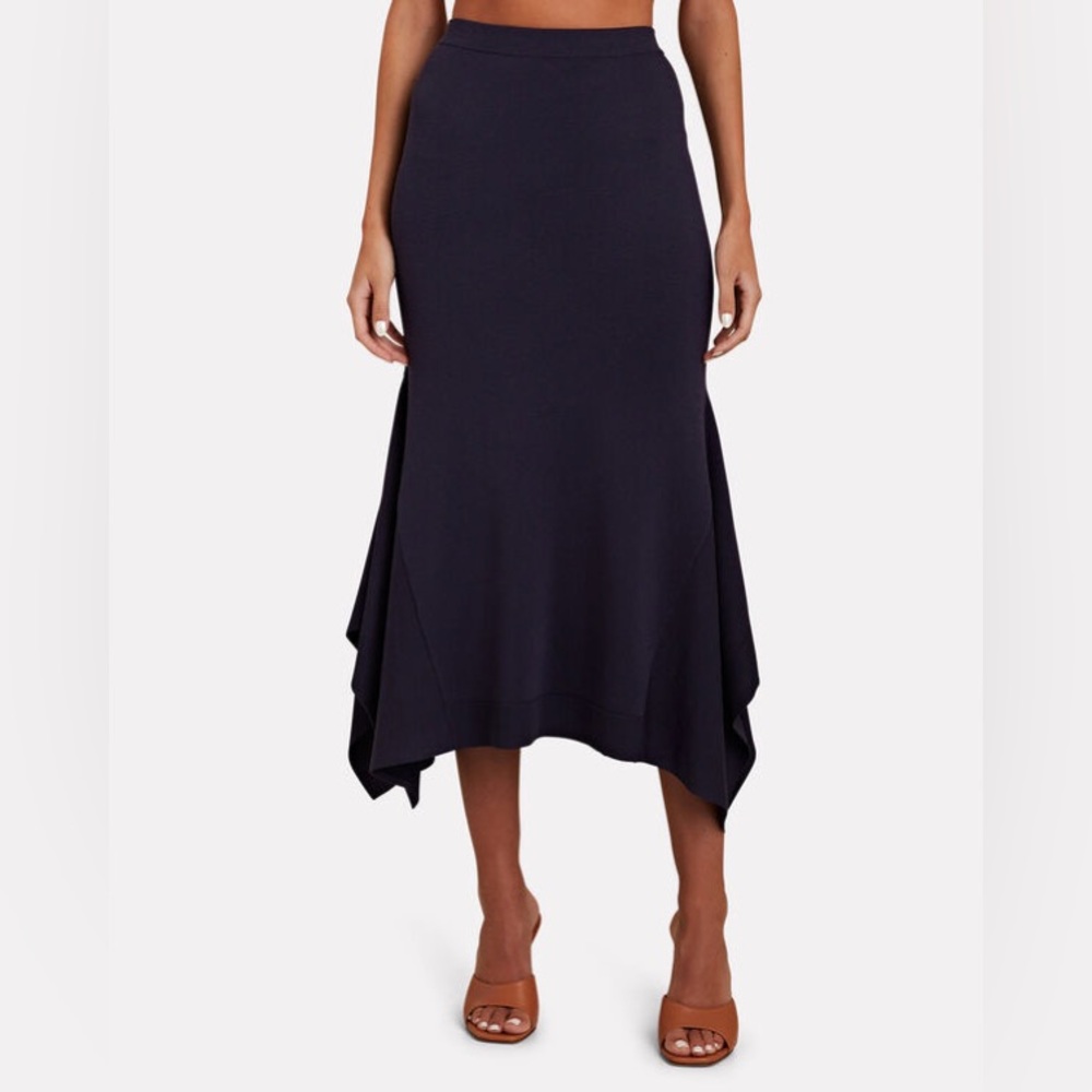 Knit midi skirt